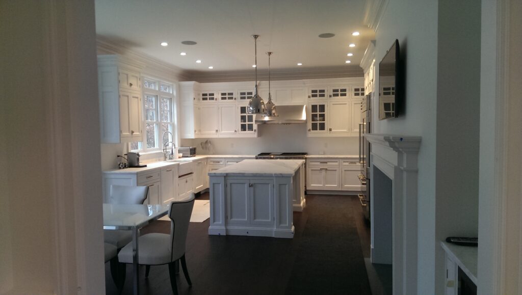 Interior Kitchen painting project by Apostle Painting Corp in North Jersey